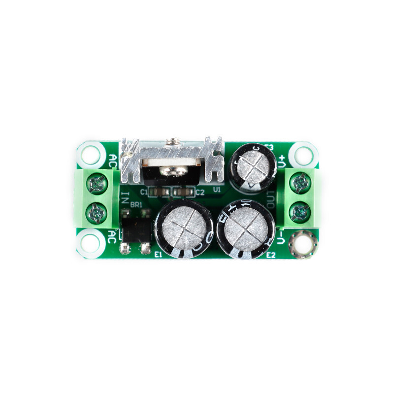 2PCS 12V Single Regulated Power Supply Module AC to DC Rectifier Filter Board 1A