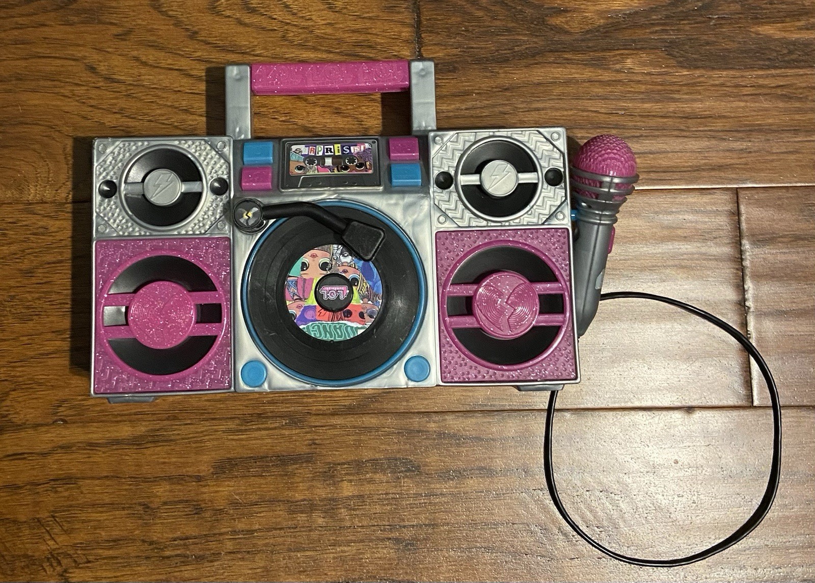 eKids LOL Surprise Remix Karaoke Machine Sing Along DJ Mix Boombox