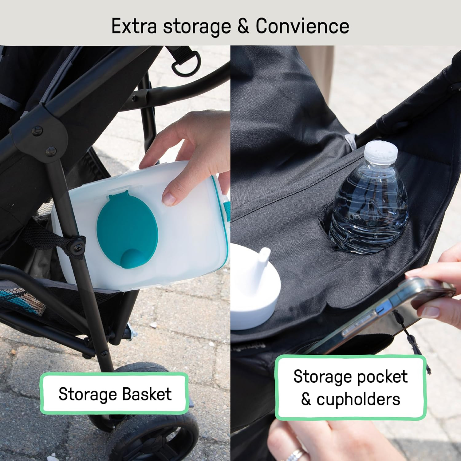 Lightweight 3D Mini Stroller - Compact Fold, Multi-Position Recline & Canopy