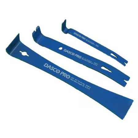 Dasco Pro 91 Pry Bar Set, Pieces 3,  High Carbon Steel