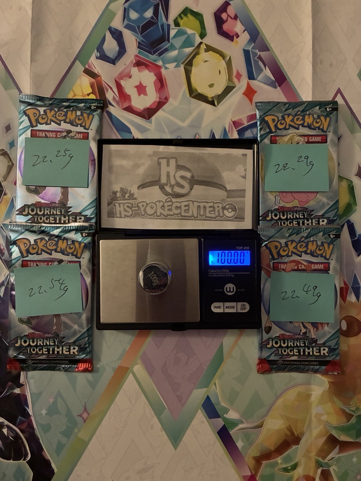 HEAVY! 🔥lot 4Packs  Pokémon TCG Journey Together Booster Pack Factory Sealed ✅