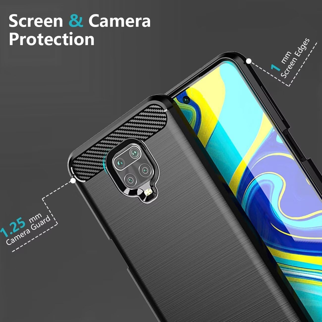Case for Redmi Note 9 Pro/Redmi Note 9S/Redmi Note 9 Pro Max/Poco M2 Pro Case, U