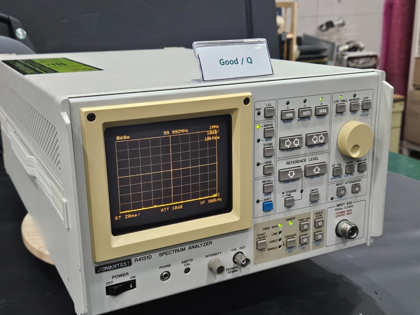 Advantest R4131D 3.5GHz Spectrum Analyzer (0175) Q
