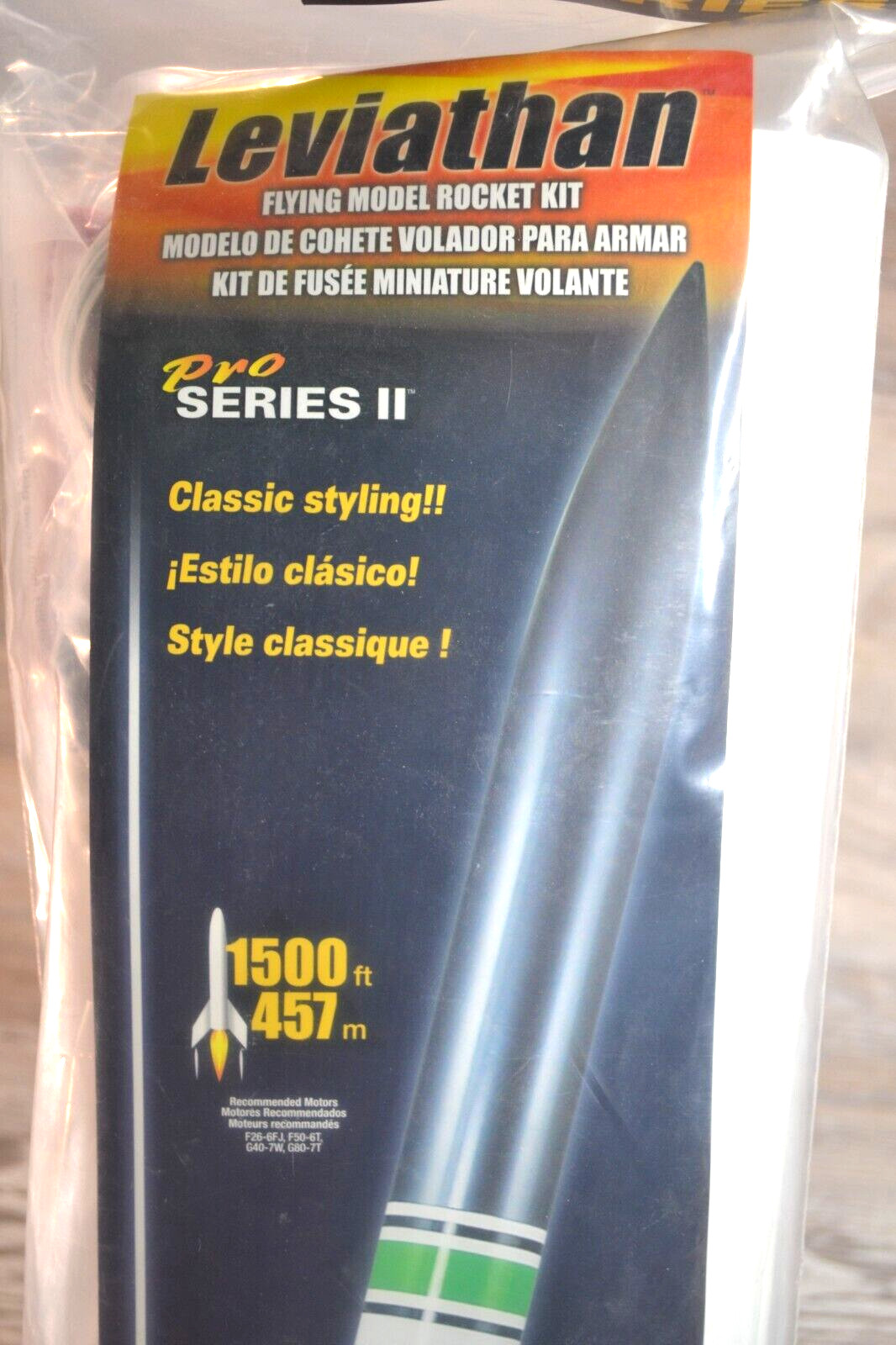 Original Estes Leviathan Pro Series 2 II Model Rocket New in Unopened Package
