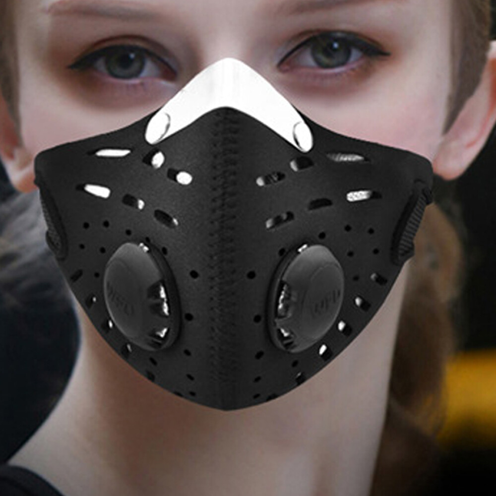 Unisex Outdoor Anti Smoke Air Purifying Face Mask Updated Filter Multi Layer US
