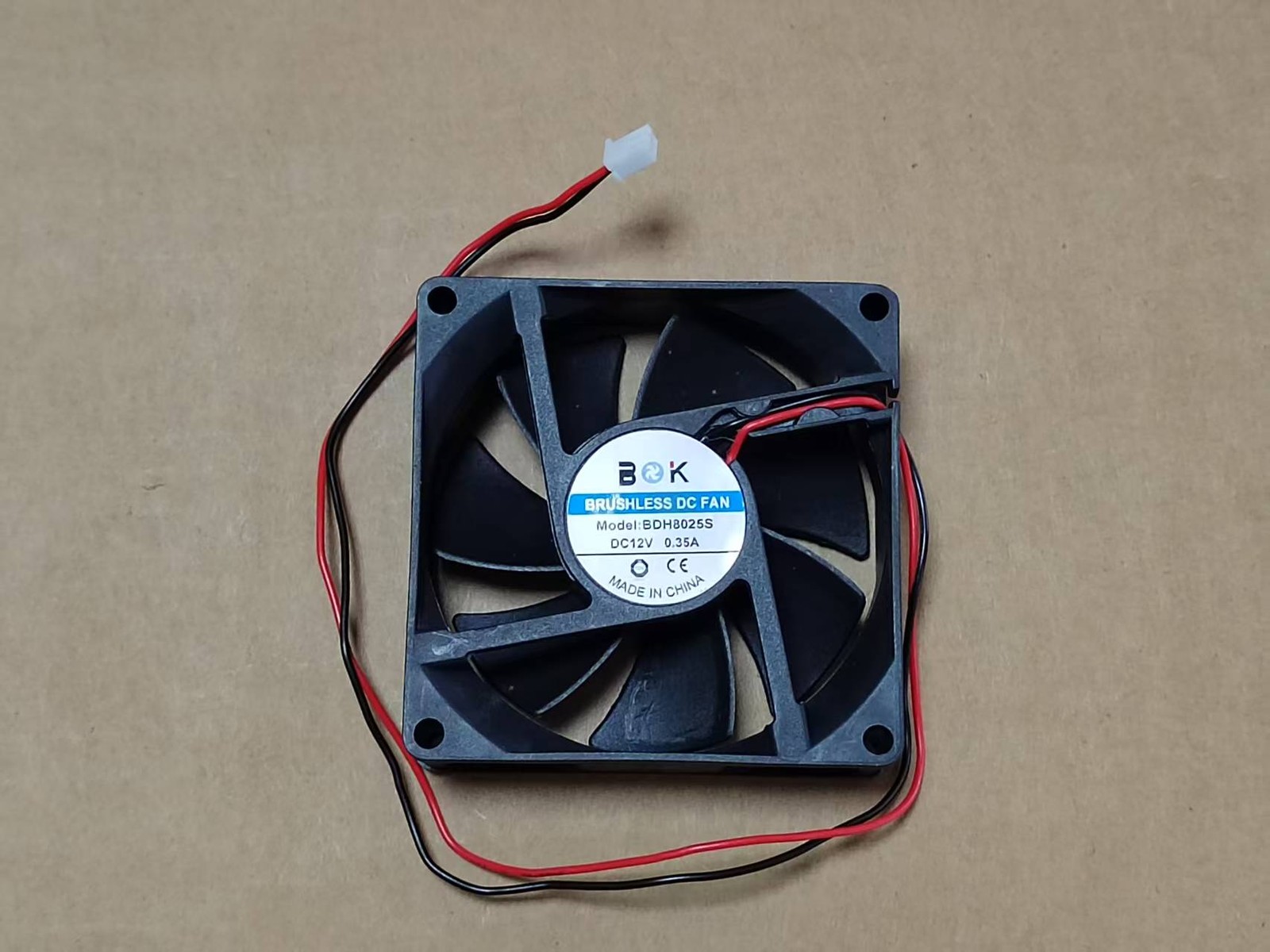 BOK BDH8025S DC12V 0.35A 8CM 8025 Cooling Fan