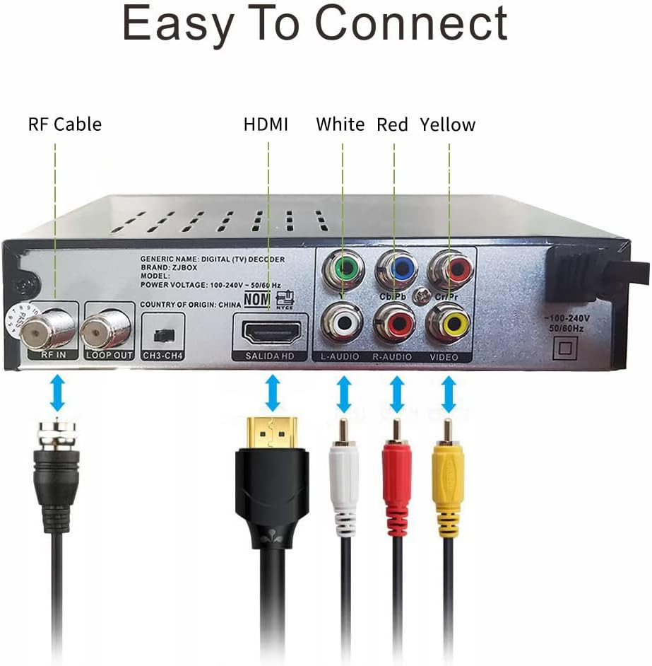 HDTV Digital TV Converter Box DVR Live Recorder PVR Tuner HDMI 1080p
