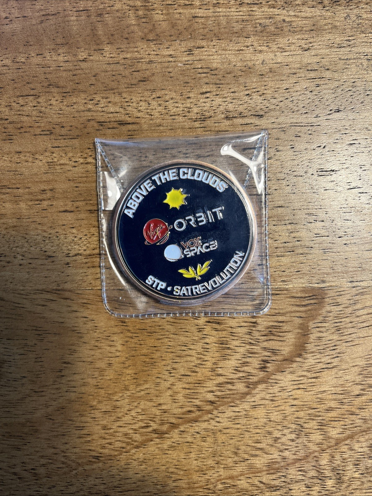 Virgin Orbit Space Mission Challenge Coin - Above The Clouds