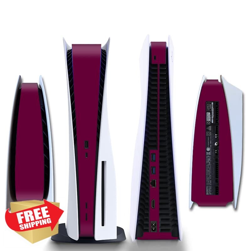IFEEHE PS5 Disk Edition Skin Red Wine