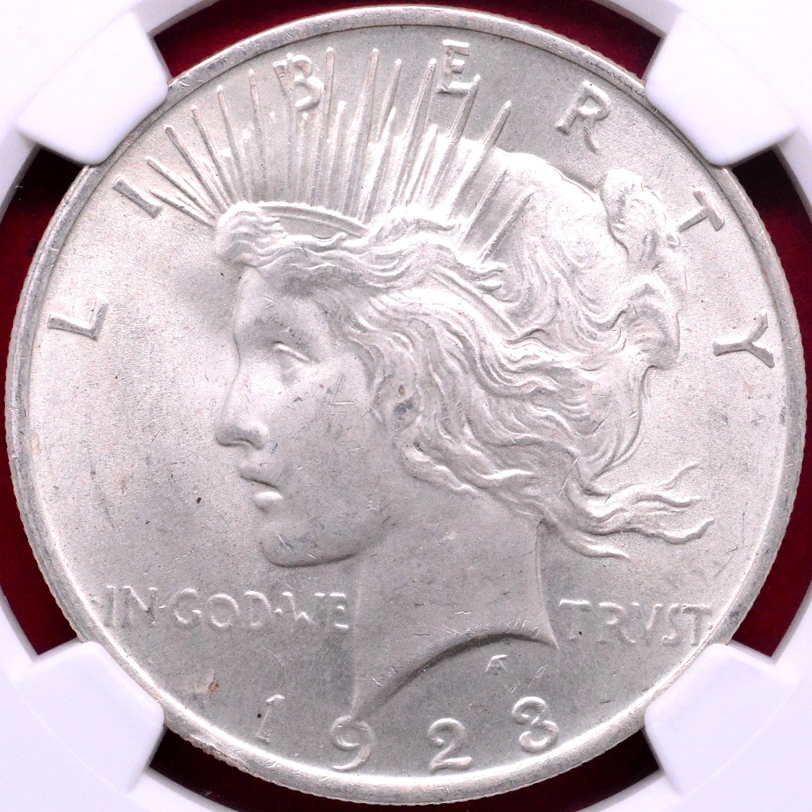 NGC MS-66! 1923 PEACE DOLLAR
