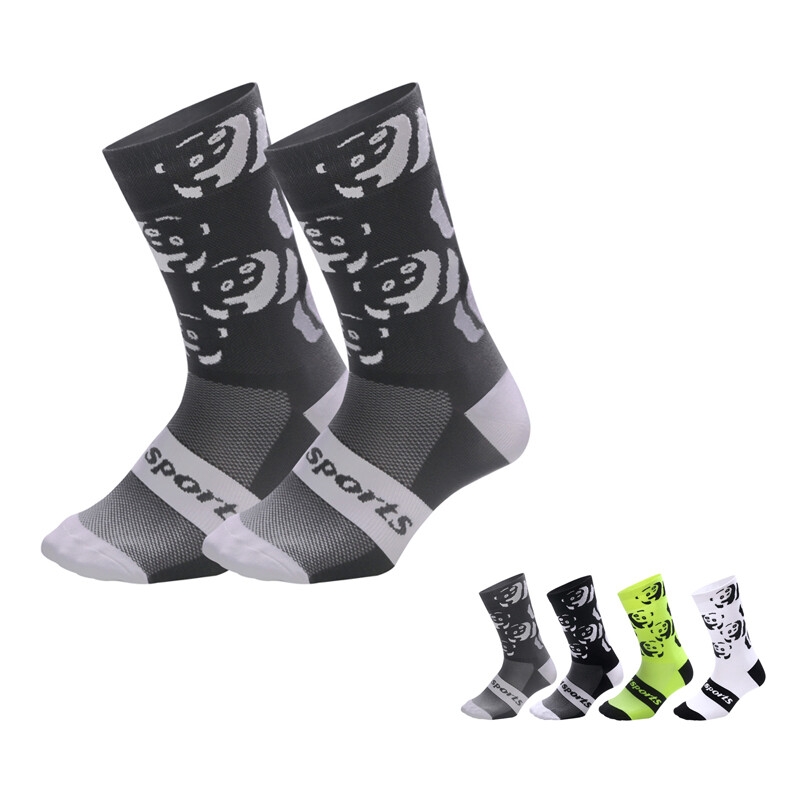 Mens Womens XC MTB BMX Road Cycling Riding Bicycle Bike Sports Ankle Socks Grey
