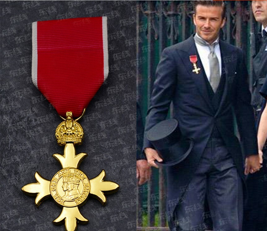 Full Size OBE Medal with Ribbon Medal with The Collection Box Reproduction