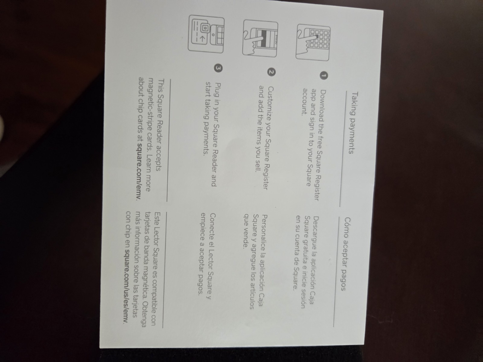 Square Reader Card Reader 3.5mm Audio Jack iPhone Android A-SKU-0523-03