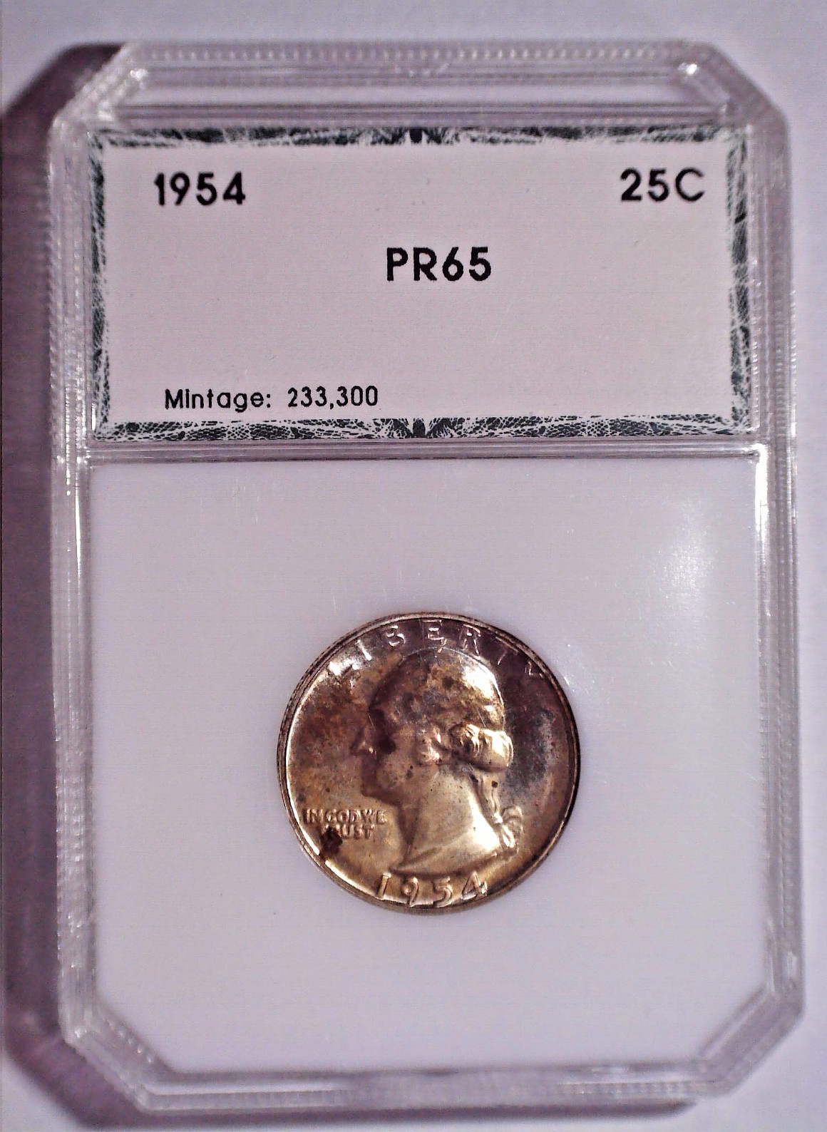 1954 Washington Silver Quarter PCI PR65 Proof 25(C) #G