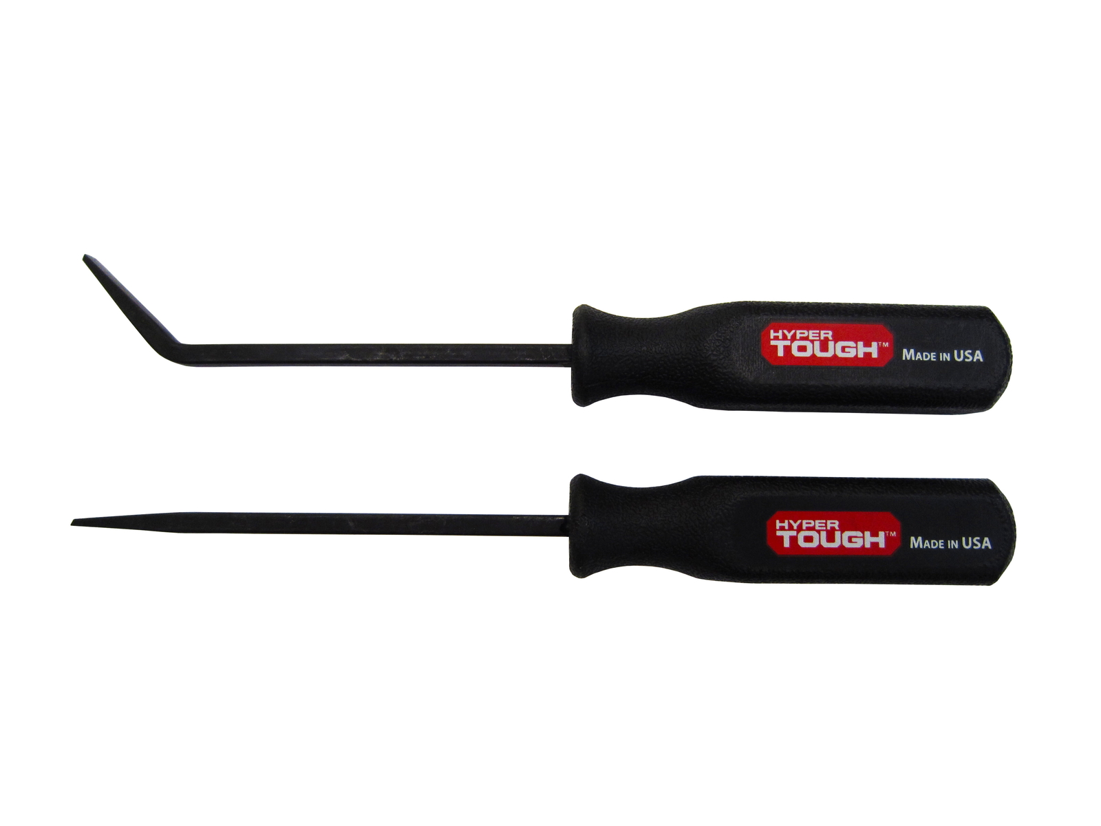 2-Piece Mini Handle Pry Bar Tool Set, Includes Straight and Curved Blade