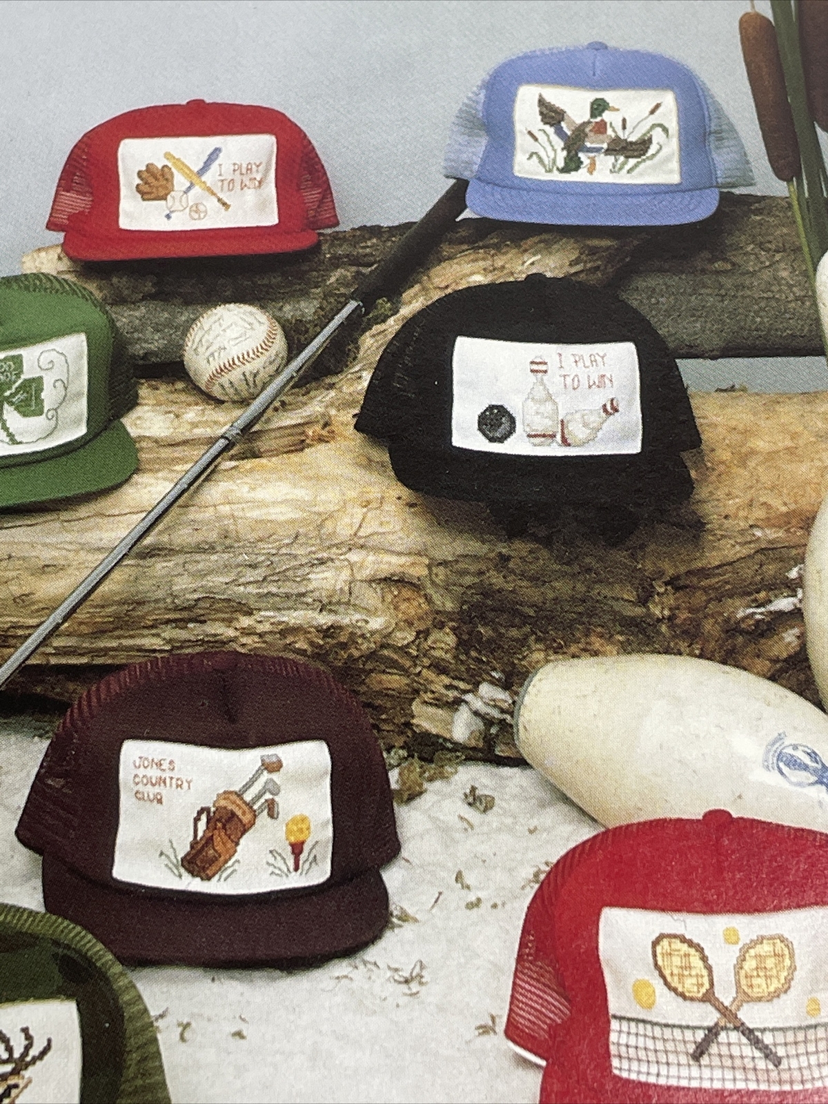 Seebo's Creations Hats & Hobbies Cross Stitch Pattern