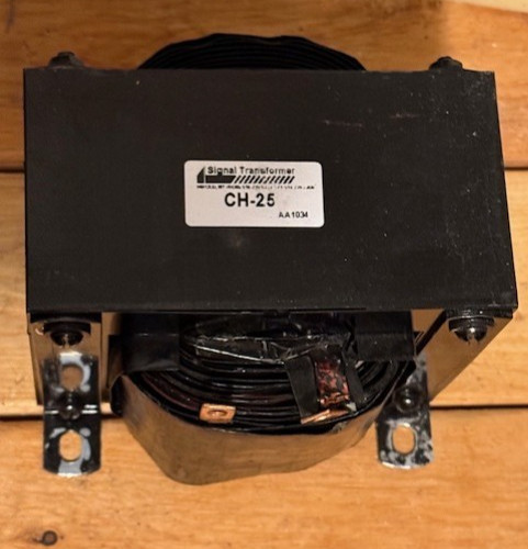 Filter Choke by DigiKey Signal Transformer Co.   CH-25 --- Retails $203 ---