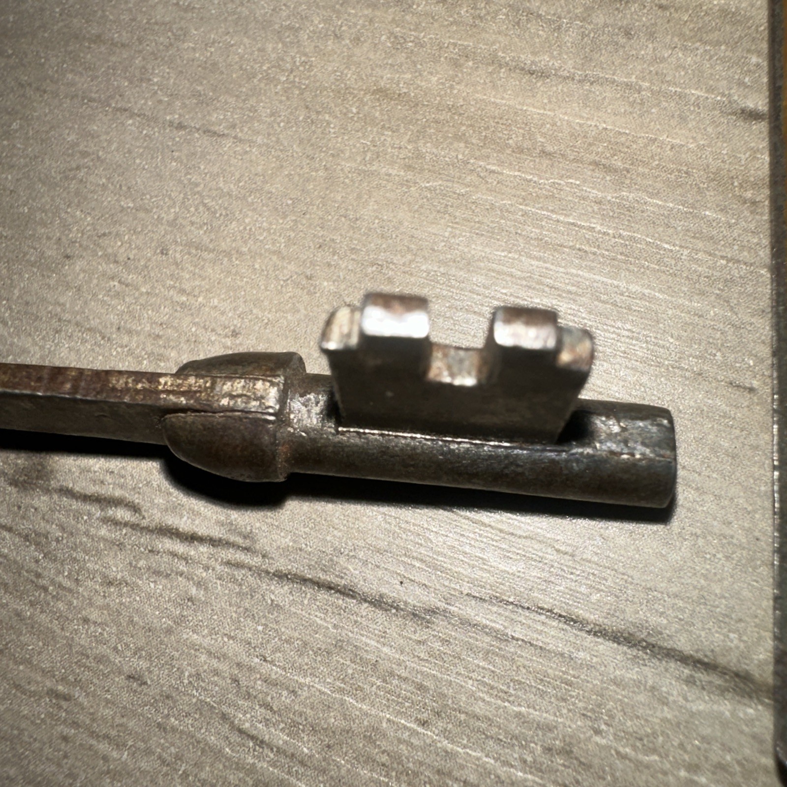 Antique PENN Skeleton Key #6 Solid Barrel. Legit Antique Key!