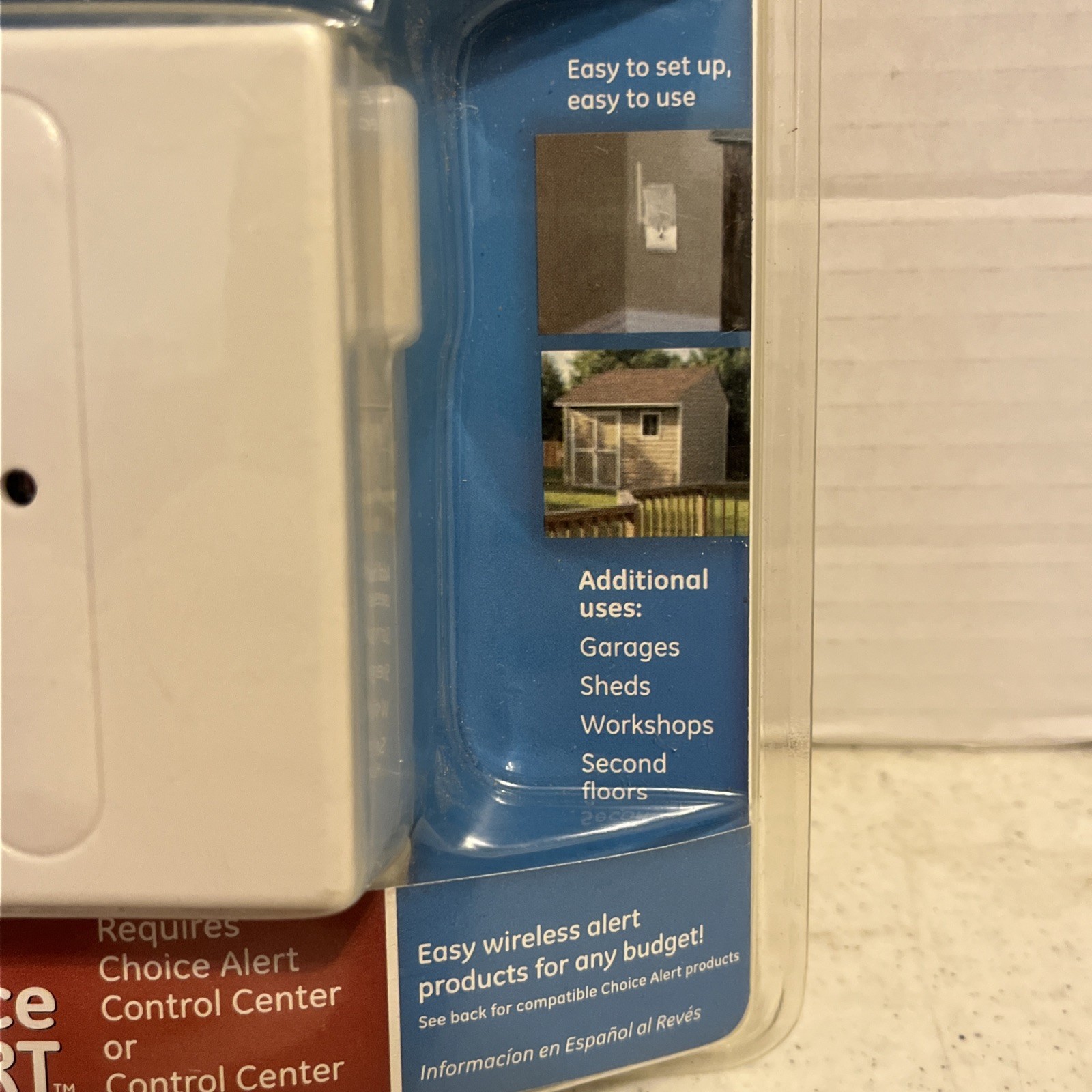 GE Choice Alert Wireless Alarm System Signal Repeater Expands 150 Feet 45138 NEW