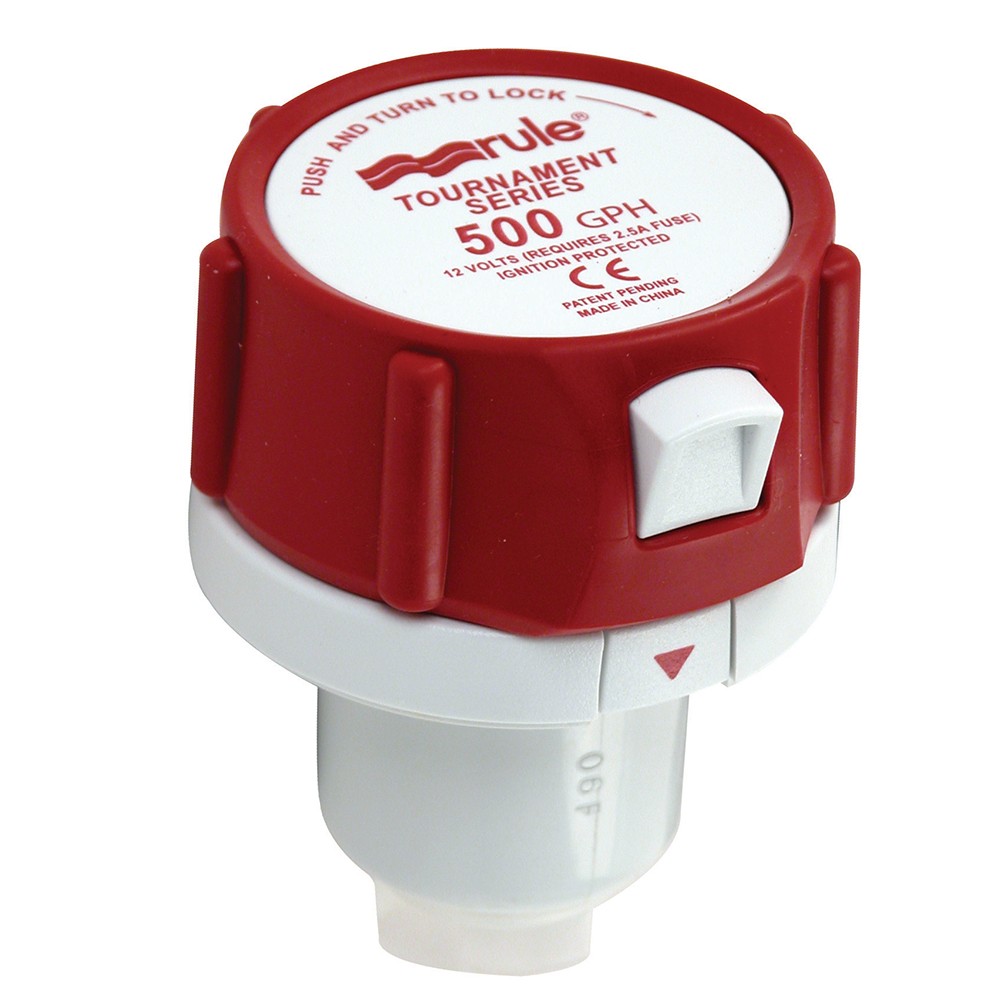 Rule 500 GPH Replacement Motor Cartridge f/Tournament Series Pumps RULE 45DR  Ex