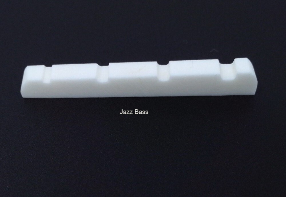 True Custom Shop® Slotted Flat Bottom Bone Nut for Fender Jazz Bass