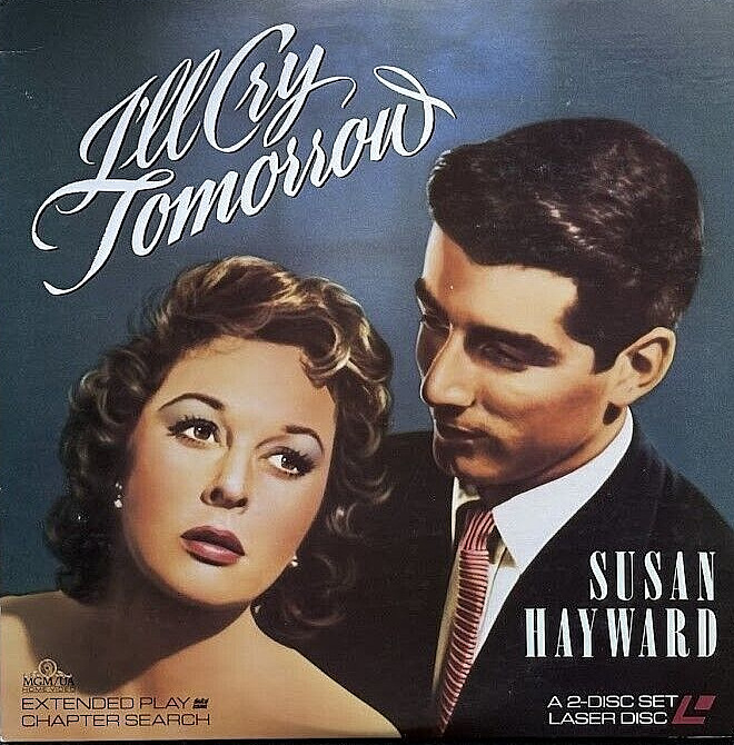 I'LL CRY TOMORROW (SUSAN HAYWARD) PREMIUM QUALITY USED LASERDISC (NM/VG+)