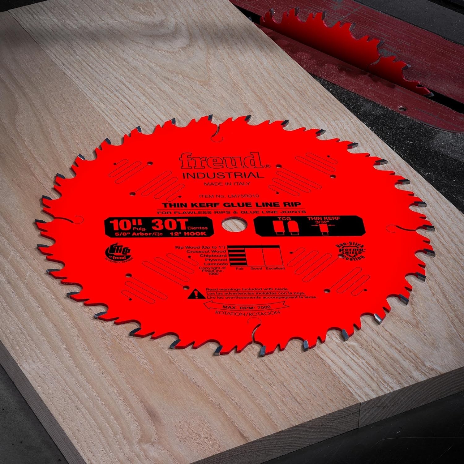30 Teeth 10" Thin Kerf Ripping Blade for Efficient Woodworking Performance
