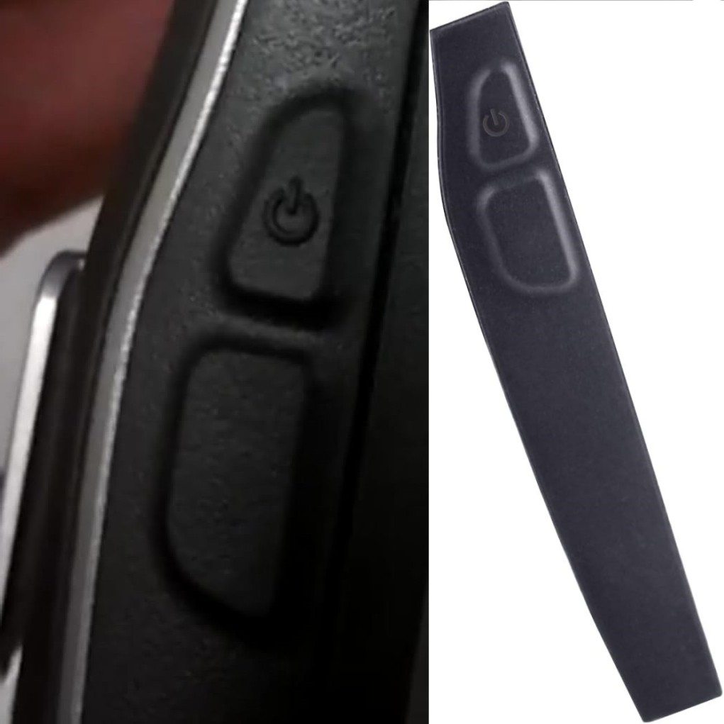 GP03341 Black Rubber Power Button (1)Fits Garmin Oregon Series 600 600t 650 650t