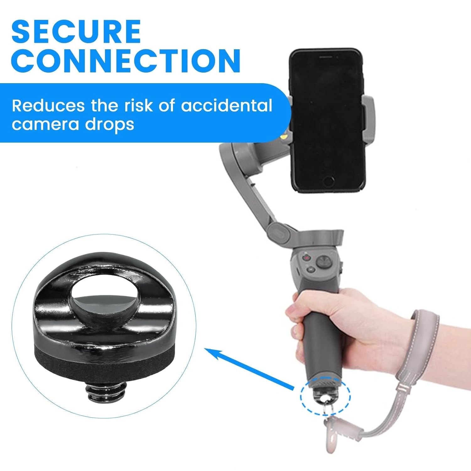 1/4" Camera Neck Strap Screw Holder, SDTC Tech 2 Pack 1/4-20 Thread Camera...