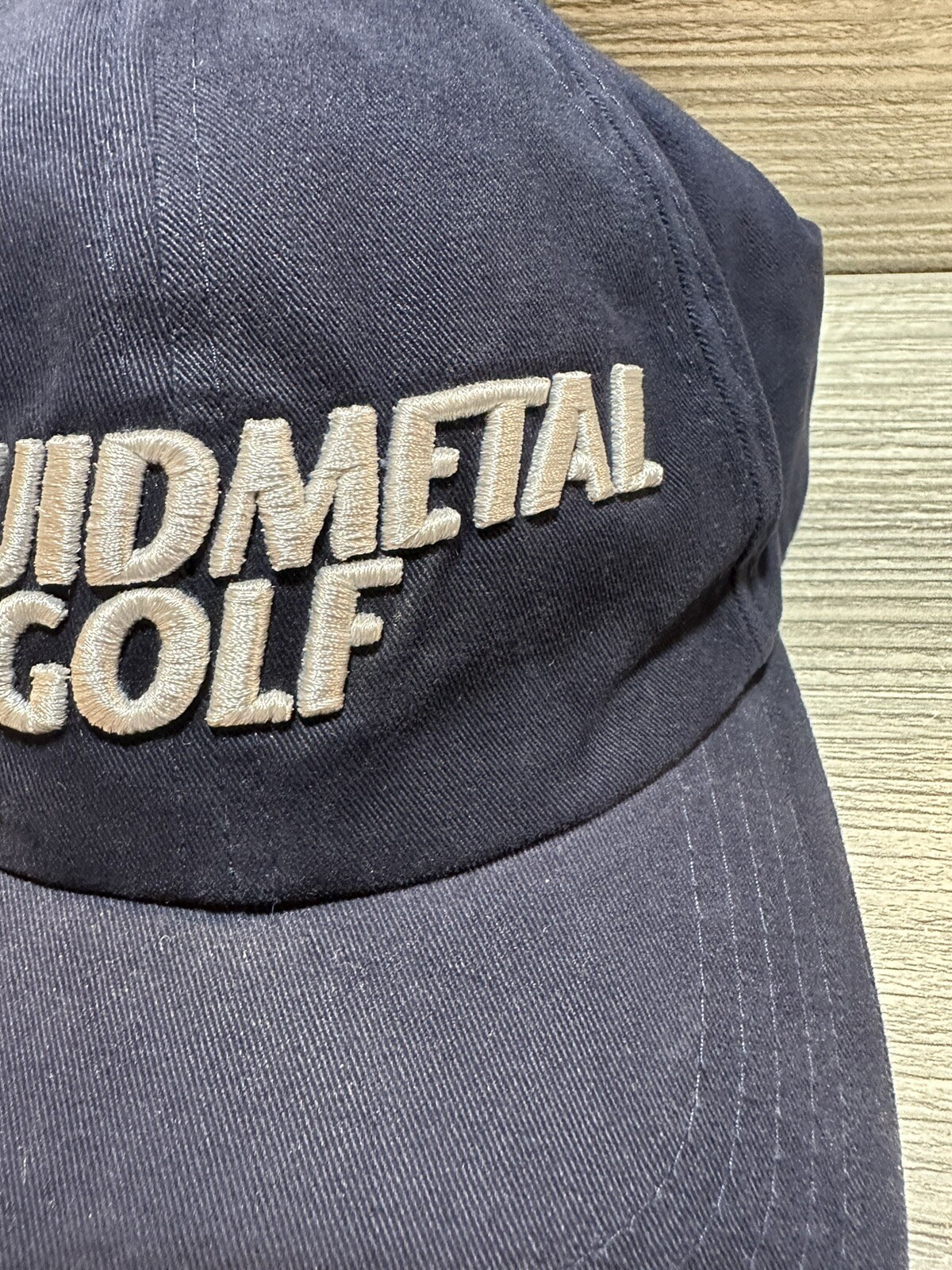 Liquid Metal Golf Hat Strap Back