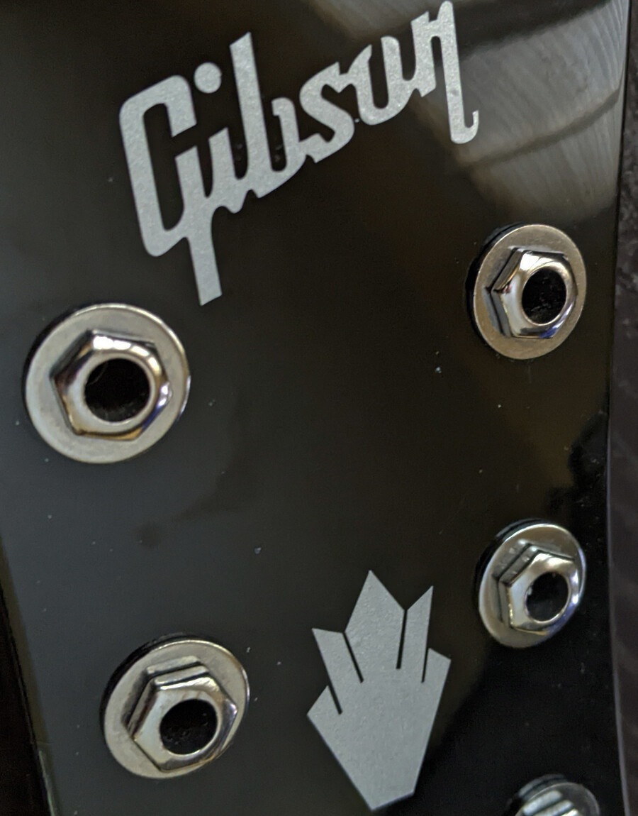 G Crown Guitar Headstock Decal for Standard Special Studio Model GOLD / SILVER