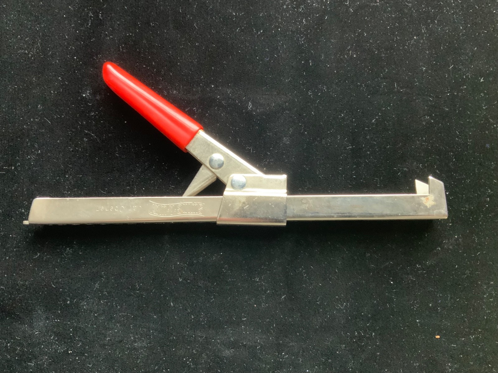 Vintage Swing-A-Way Comfort Grip Jar Opener Red Handle 7.5" Adjustable