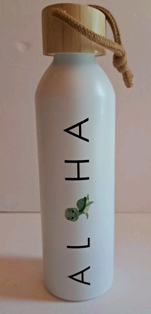 Sheraton Waikīkī Beach Resort Insulated Turtle Aloha Water Bottle Souvenir
