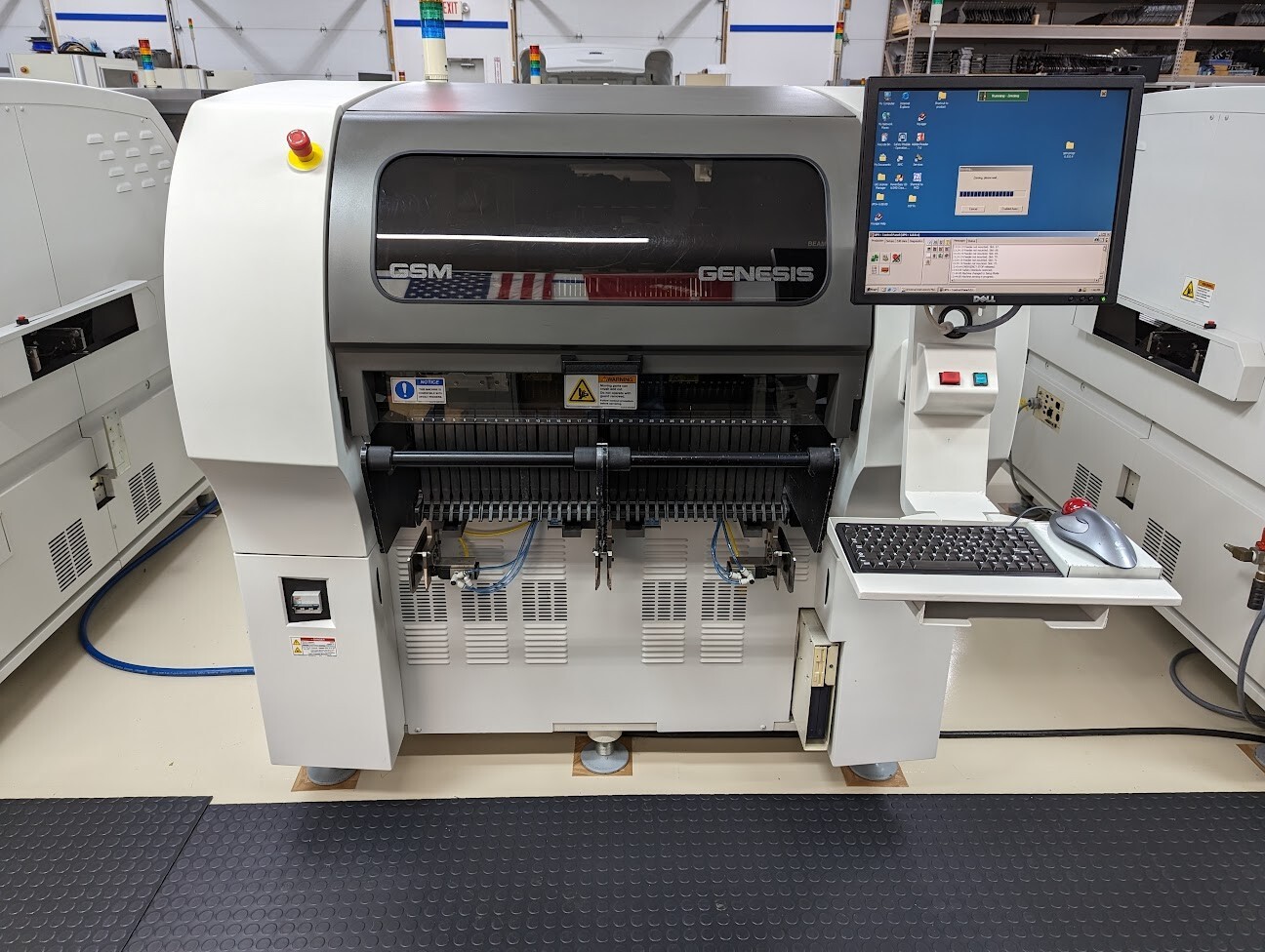 Universal Instruments Genesis GI-14D Multi-Function PCB Pick and Place Machine