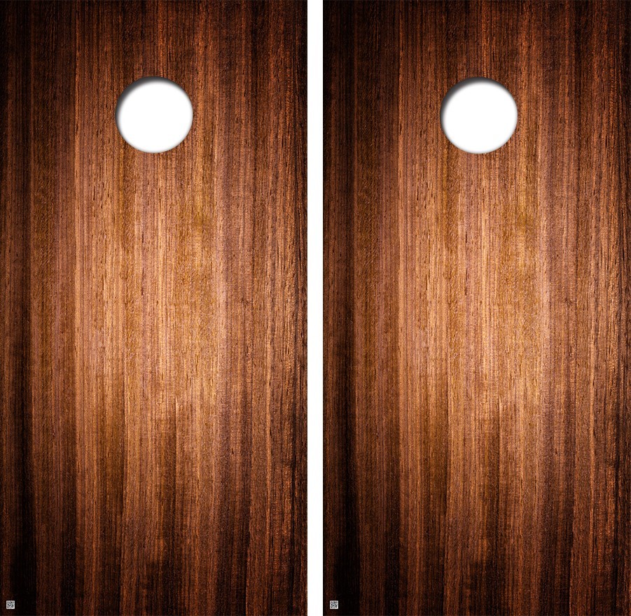 Hardwood Showcase Wood Blank Board Series Cornhole Board Deca Wrap FREE SQUEEGEE