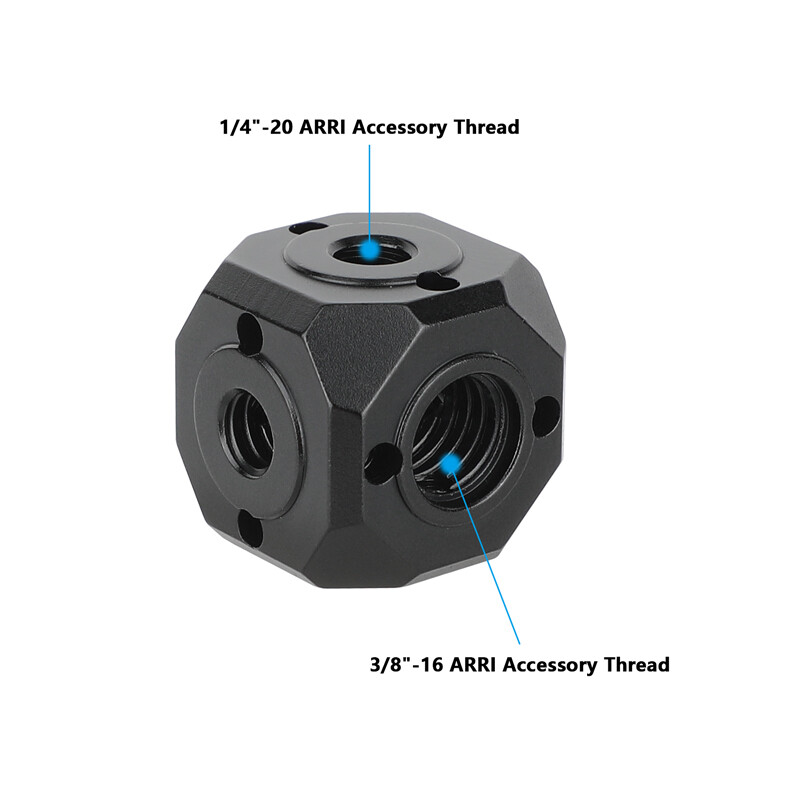 CAMVATE Versatile Tripod Mount Expansion Adapter with 1/4"-20 & 3/8"-16 Threads