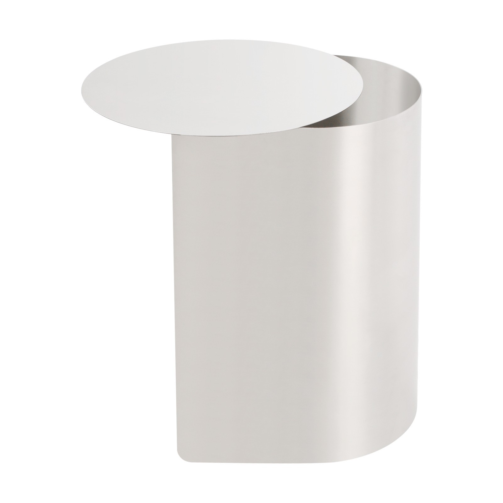 Side Table 28*46*51cm Bedroom Stainless Steel Side Table Silver Sofa Side Table