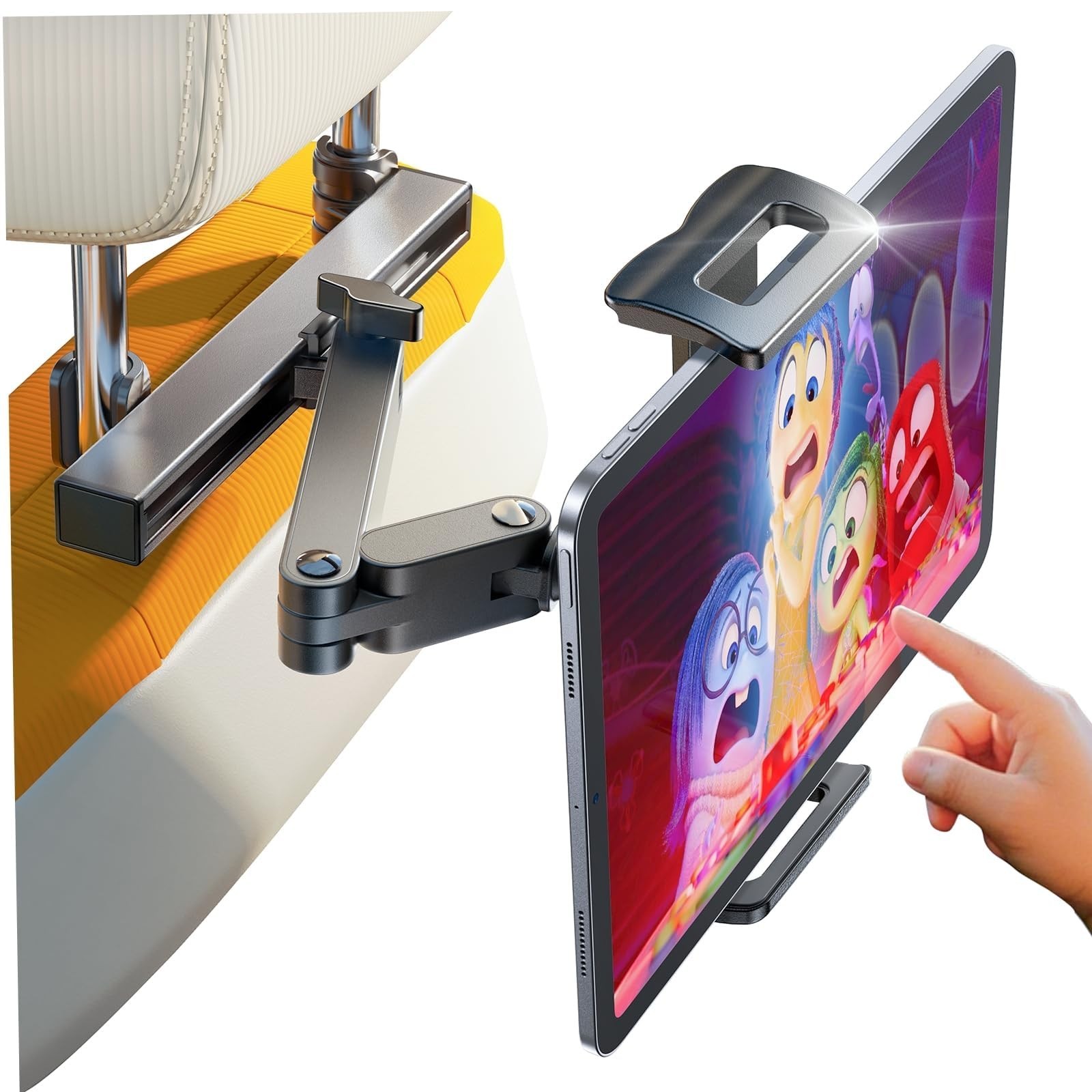 LISEN Tablet Holder for Car Headrest, iPad Holder for Car Backseat Road Trip ...