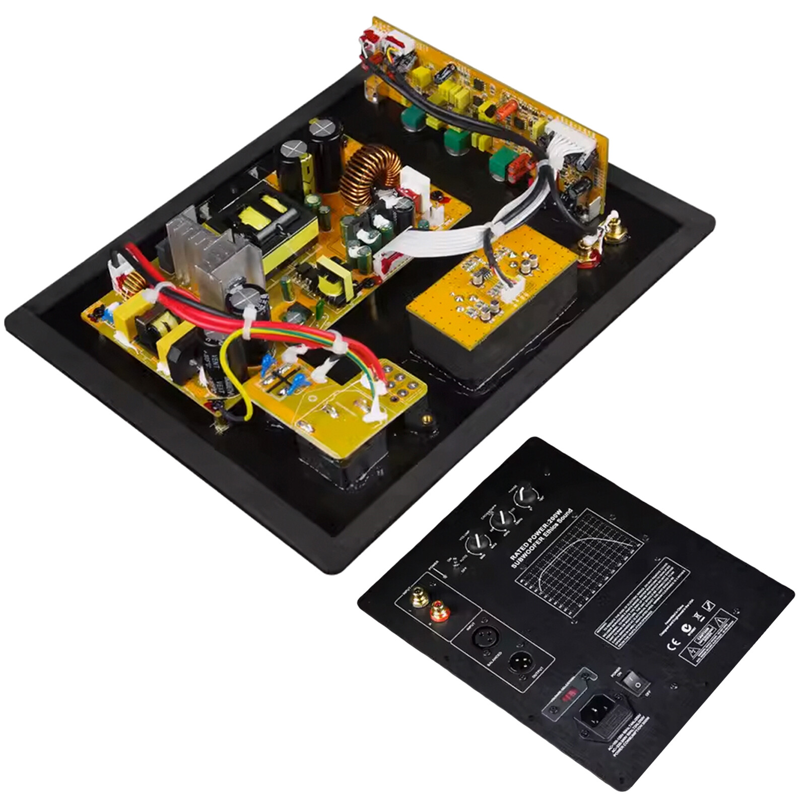 Subwoofer Amplifier Board Plate Amp Ethics Sound 300W For Closed &Phase-Inverted