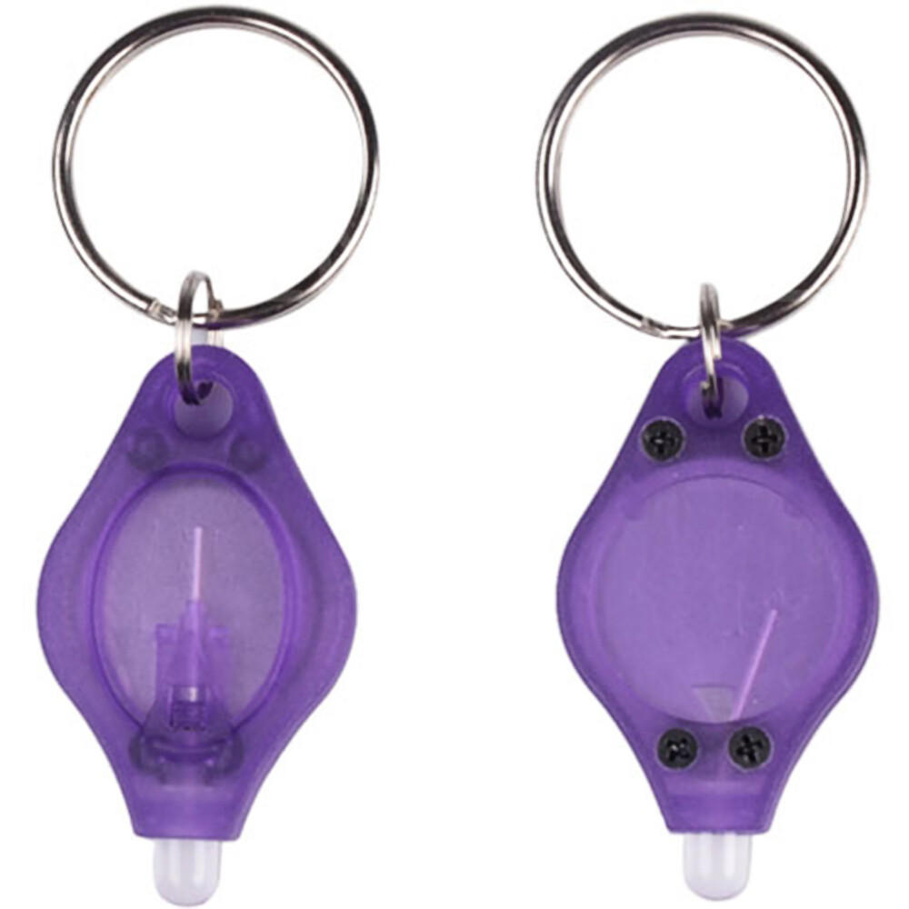 10/20Pcs LED Mini Keychain Flashlight Key Ring Light Bright Torch Outdoor Hiking