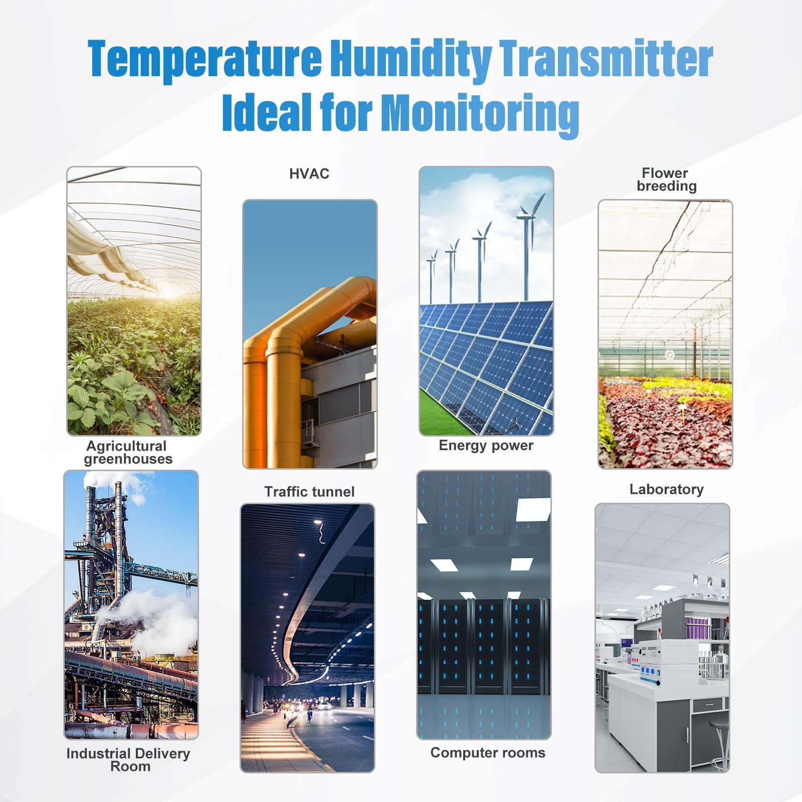 4-20mA Temperature Humidity Transmitter Industrial Analog Temp Sensor