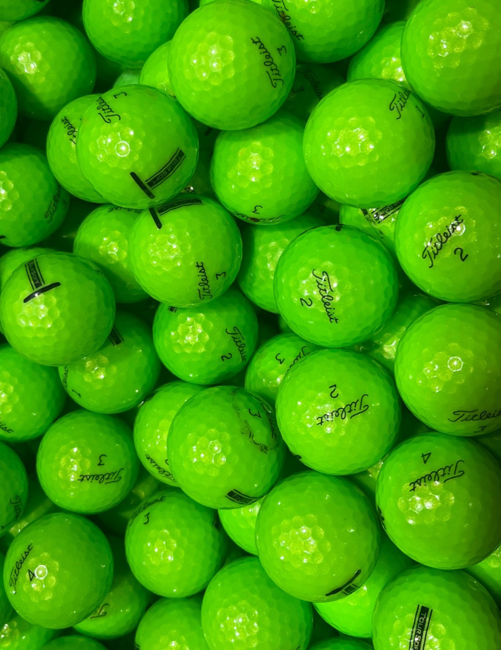 Titleist Tour Soft Green AAAA Near Mint 12 Used Golf Balls 4A