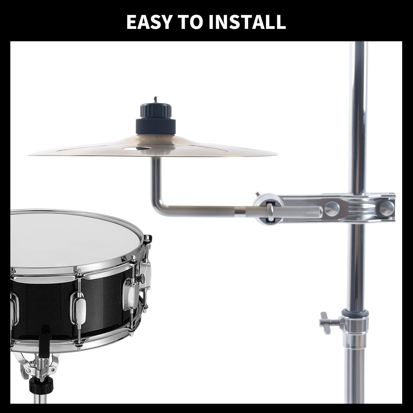 Cymbal Boom Arm Holder With Clamp L-Arm Rod Bracket Mount Short 18CM Part