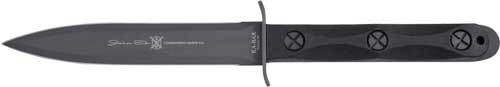 Ka-Bar EK44 Ek Model 4 6.63" Fixed Dbl Edge Spear Point Plain Stonewashed 1095