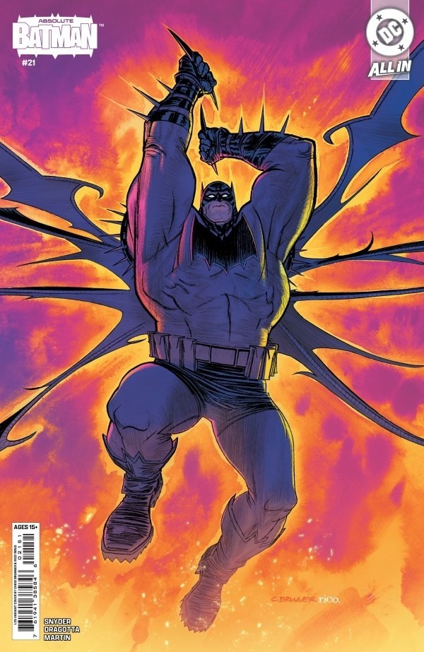 ABSOLUTE BATMAN 21 1:25 VARIANT NM CHRIS BRUNNER RETAILER INCENTIVE RATIO 2026