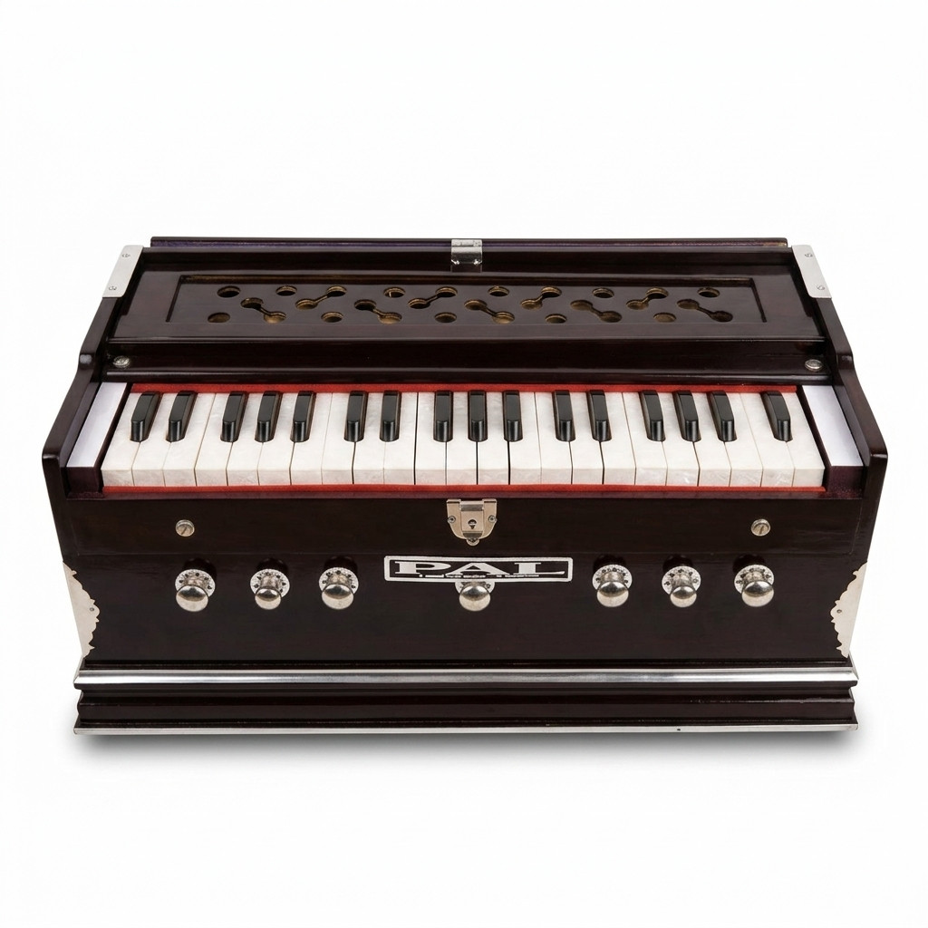 Best Harmonium 7 Stopper Multi Bellow 39 Key 440Hz Long Sustain Sound