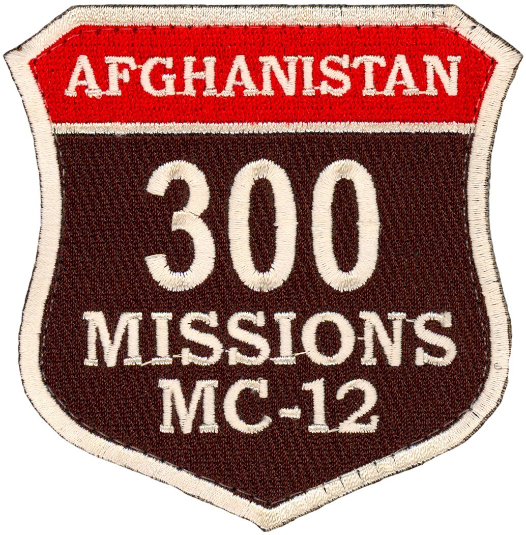 USAF 4th EXPEDITIONARY RECONNAISSANCE SQUADRON 300 MISSIONS AFGHANISTAN PATCH
