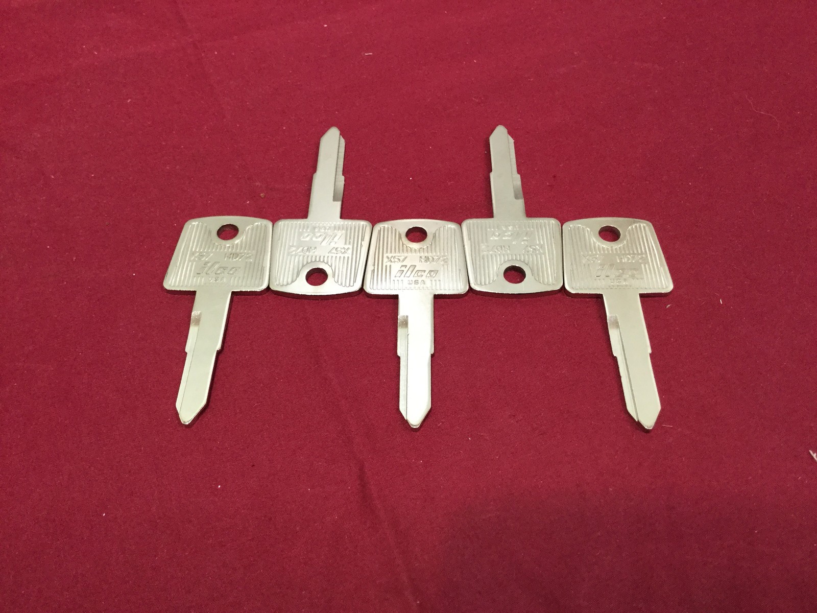 Honda by Ilco, HD72 Key Blanks, Set of 5 - Locksmith