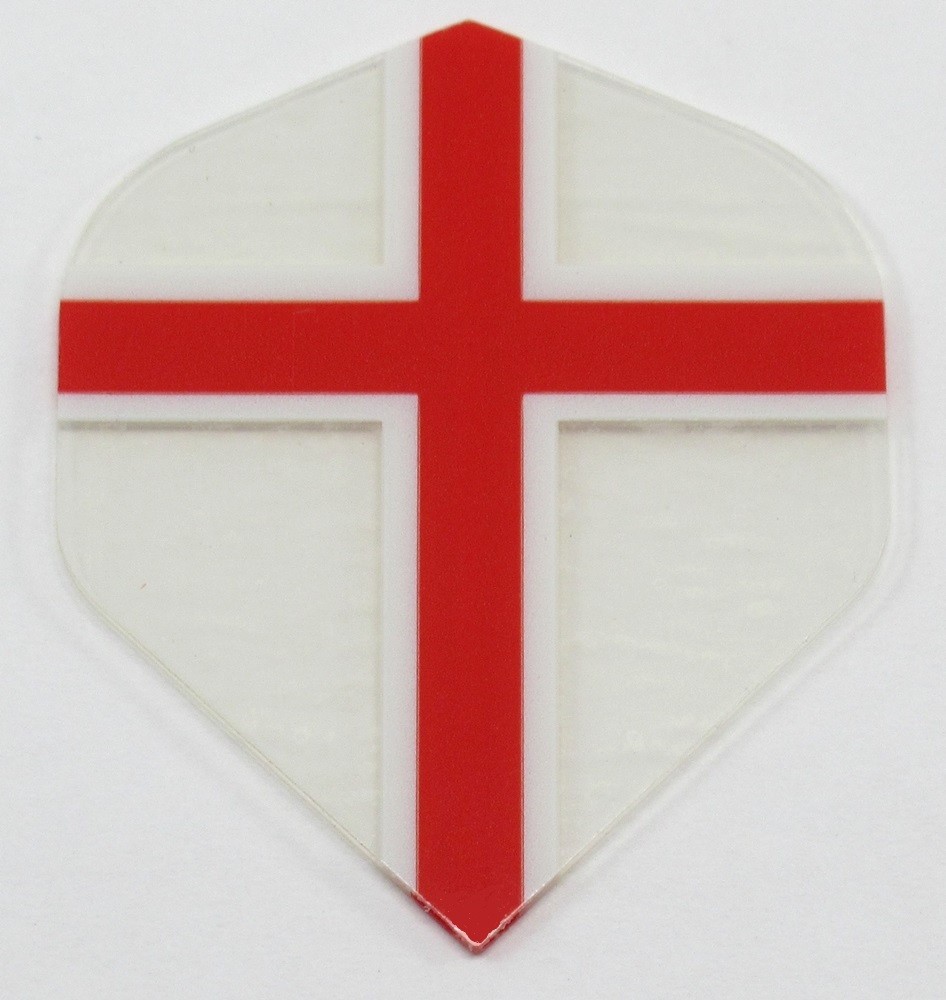 CLEAR ST GEORGE RUTHLESS Standard Flights 100 Micron Ex-Tough 5 sets tracked