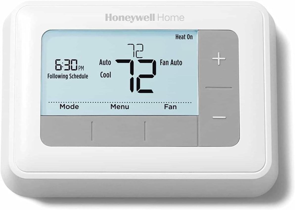 Honeywell Home RTH6360 - T3 -5-2 Schedule Thermostat-Extra-Large Backlit Display